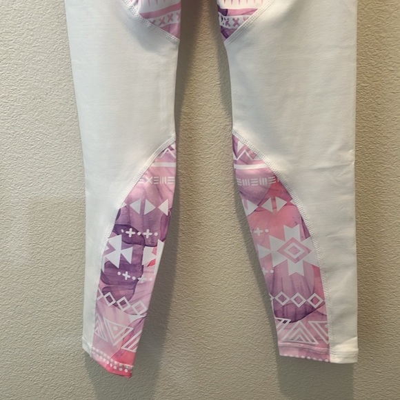 Hera Hero 2pc Women's workout Leggings & top in White /Pink NWT - Picture 8 of 15
